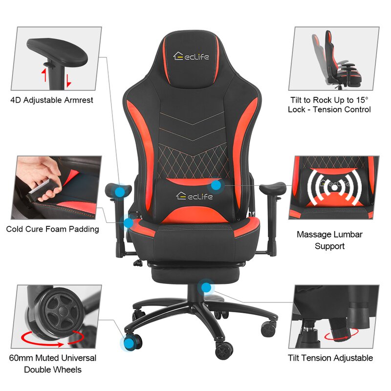 High Back Gaming Chair (3)