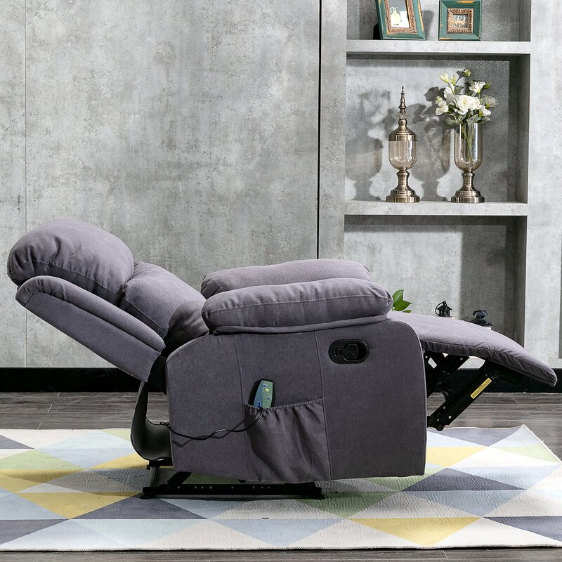 Manual Standard Recliner with Massager (2)