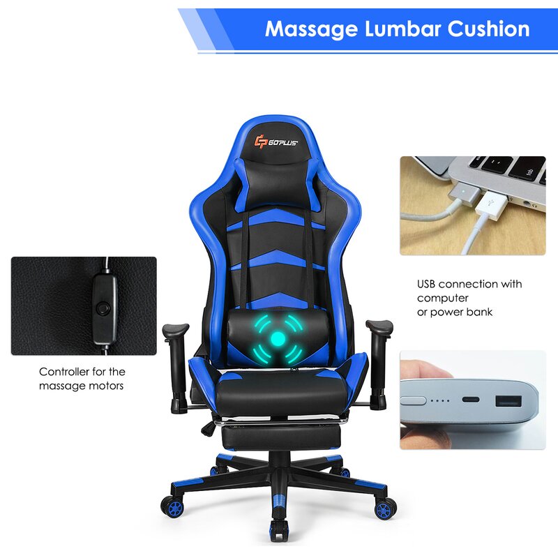 Massage PC&Racing Game Chair (6)