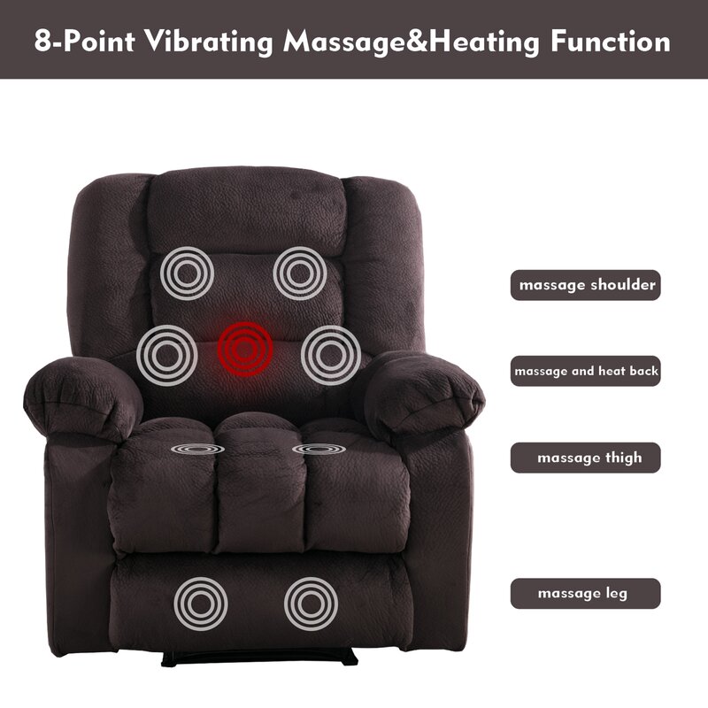 Reclining Heated Massage Chair (8)