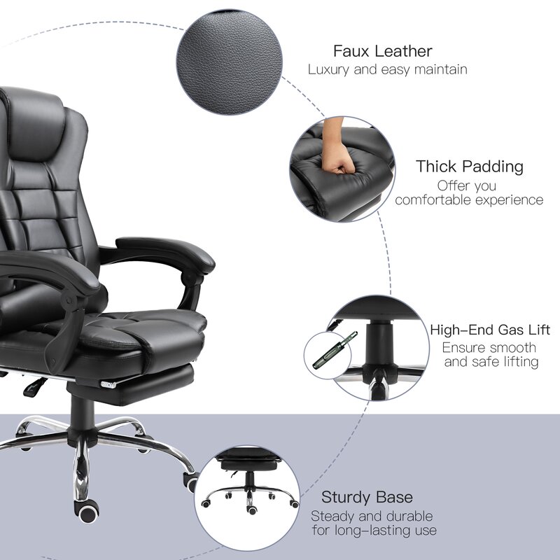 Yeldell Office Gaming Chair (11)